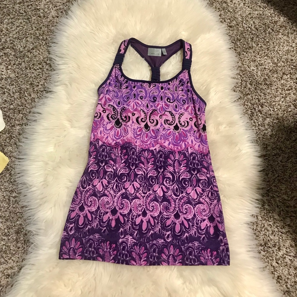 Athleta XXS workout tank with built in bra